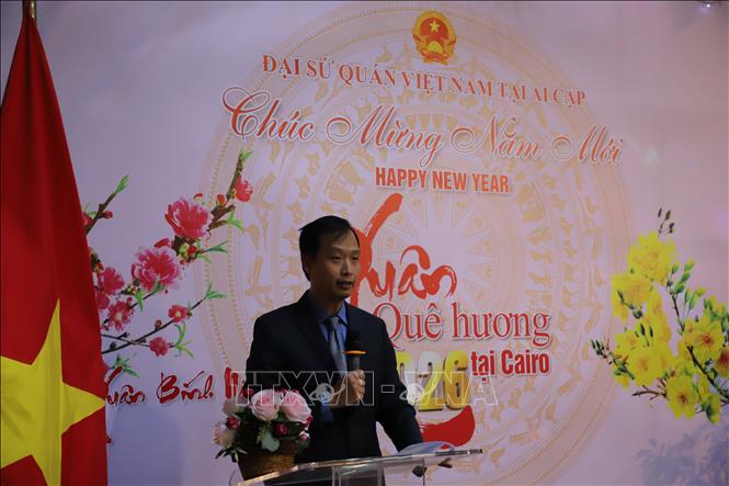 Đại sứ Việt Nam tại Ai Cập Nguyễn Nam Dương phát biểu khai mạc Chương trình 