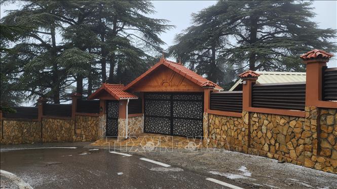 Một ngôi biệt thự nghỉ dưỡng ở trung tâm thị trấn. Ảnh: Mạnh Hùng - P/v TTXVN tại Algeria 