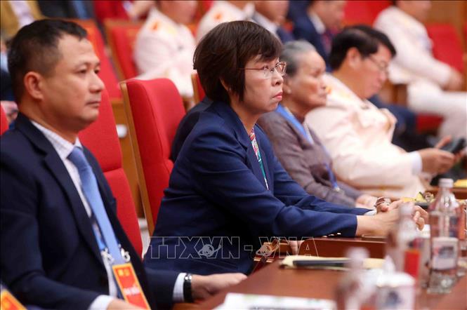 Các đại biểu dự buổi lễ. Ảnh: Phạm Kiên - TTXVN