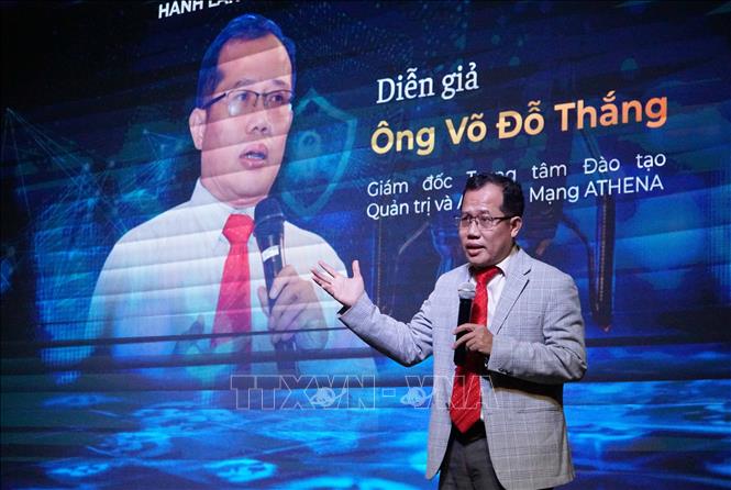 Chuyên gia chia sẻ tại hội thảo. Ảnh: Thu Hoài - TTXVN