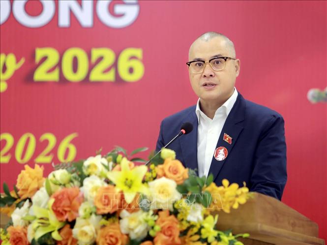 Bí thư Tỉnh ủy Phú Thọ Phạm Đại Dương phát biểu tại chương trình. Ảnh: Hoàng Hùng - TTXVN