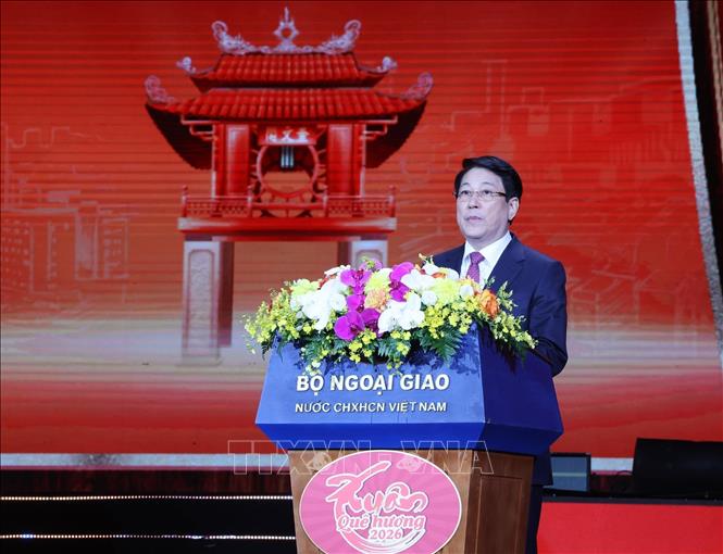 State President Luong Cuong speaks at the programme. VNA Photo: Lâm Khánh, An Đăng