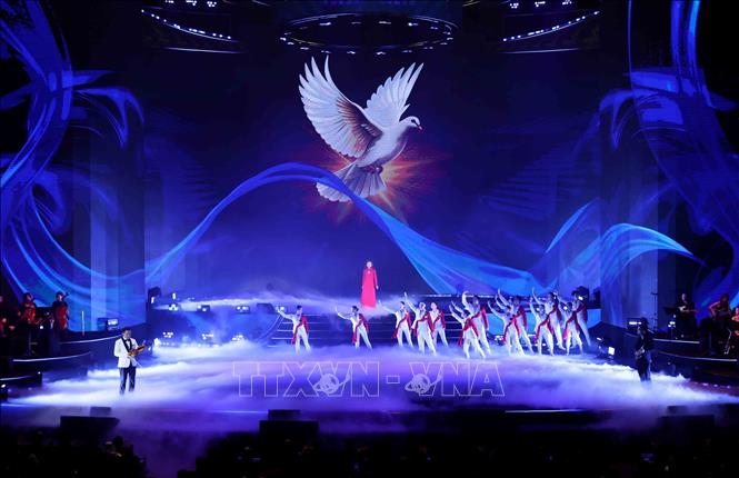 Chương trình nghệ thuật đặc biệt Xuân Quê hương 2026. Ảnh: An Đăng - TTXVN