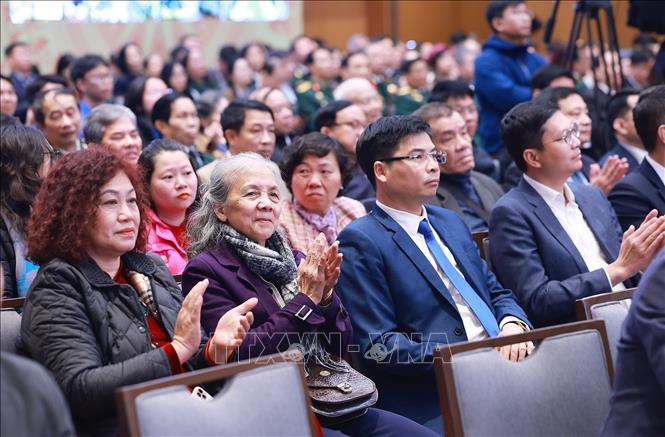 Các đại biểu dự lễ phát động. Ảnh: Dương Giang-TTXVN 
