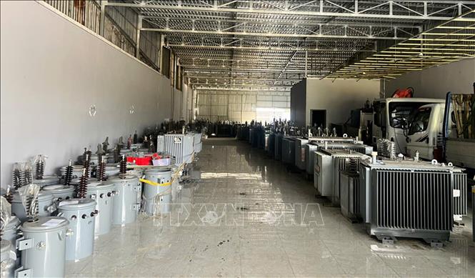 Tang vật liên quan vụ án. Ảnh: TTXVN phát