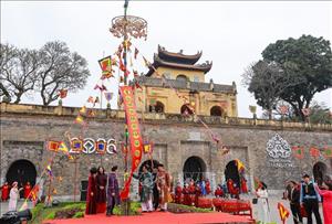 Tái hiện các nghi lễ 'Tống cựu Nghinh tân' tại Hoàng thành Thăng Long