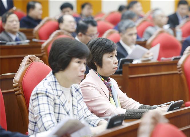 Các đại biểu tham dự cuộc gặp mặt. Ảnh: Thống Nhất – TTXVN

