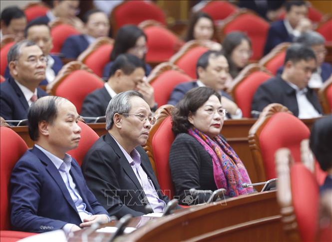 Các đại biểu tham dự cuộc gặp mặt. Ảnh: Thống Nhất – TTXVN

