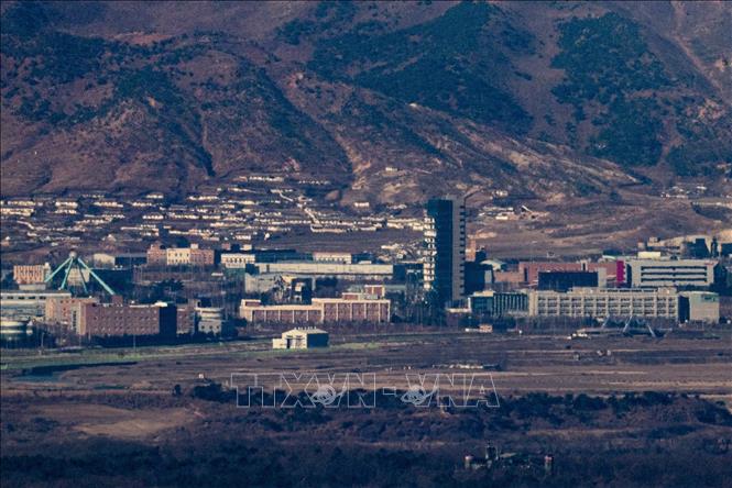 Quang cảnh khu công nghiệp ở Kaesong. Ảnh: Yonhap/TTXVN