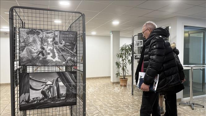 Khách tham quan triển lãm 