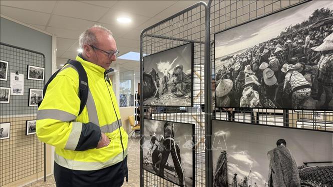 Khách tham quan triển lãm 