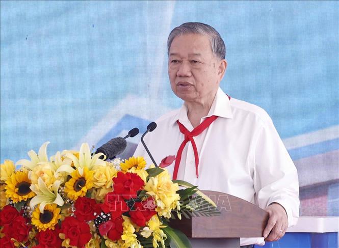 Tổng Bí thư Tô Lâm phát biểu chỉ đạo. Ảnh: Thống Nhất – TTXVN