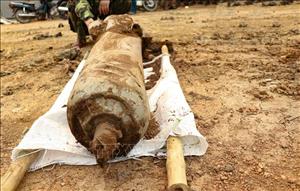 Hủy nổ thành công quả bom nặng 250kg còn sót lại sau chiến tranh