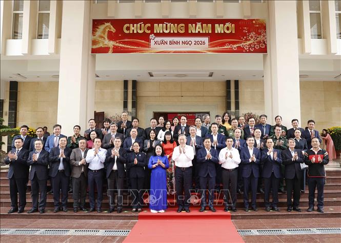 Party General Secretary To Lam visits and extends Tet greetings to Dak Lak's Party Organisation, authorities and residents. VNA Photo: Thống Nhất 
