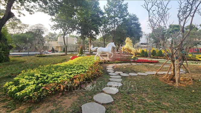 Quang cảnh Công viên số 1 Lý Thái Tổ (phường Vườn Lài, Thành phố Hồ Chí Minh). Ảnh: Thanh Vũ-TTXVN