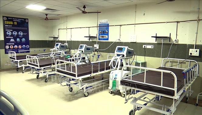Phòng bệnh được chuẩn bị cho bệnh nhân nhiễm virus Nipah tại bệnh viện ở Madurai, Ấn Độ. Ảnh: ANI/TTXVN