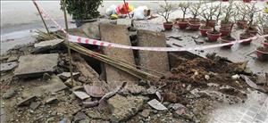 Hải Phòng: Hệ thống cống thoát nước phát nổ nghi do tích tụ khí