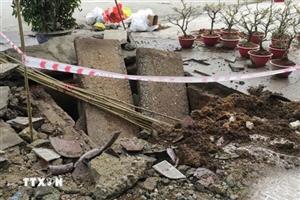 Hải Phòng: Hệ thống cống thoát nước phát nổ nghi do tích tụ khí