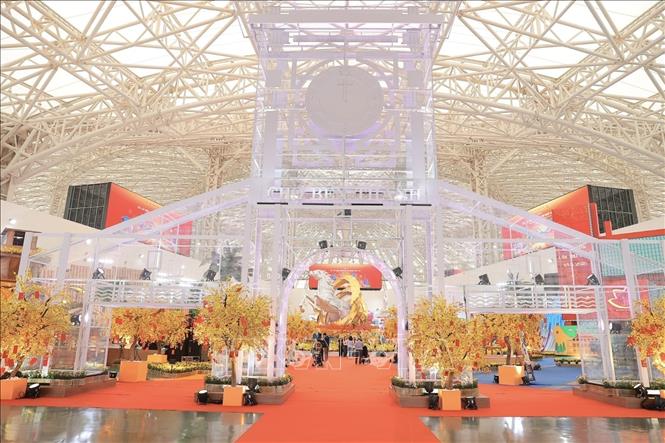 The exhibition area of Ho Chi Minh City. VNA Photo: Minh Quyết 