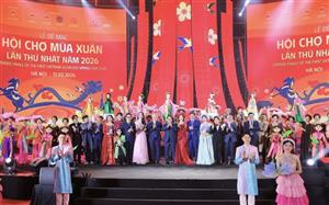Lễ bế mạc Hội chợ Mùa Xuân lần thứ nhất năm 2026