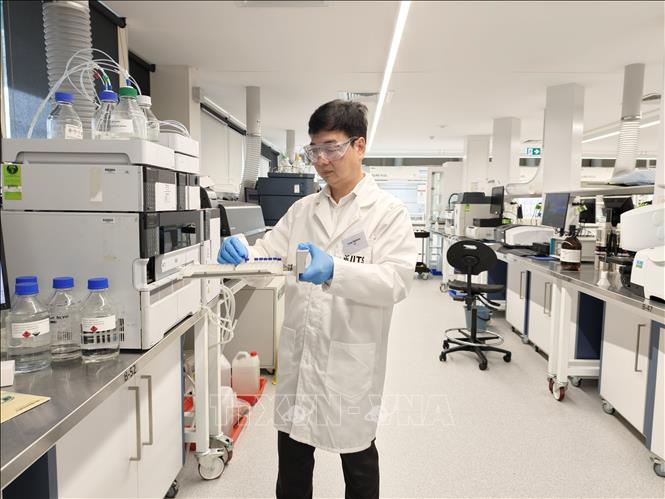 Giáo sư Nghiêm Đức Long – Giám đốc Trung tâm Môi trường và Nước thuộc Đại học Công nghệ Sydney; Chủ tịch Hội Trí thức và Chuyên gia Việt Nam tại Australia (VASEA) - luôn bền bỉ nghiên cứu khoa học trong lĩnh vực mà ông tâm huyết. Ảnh Trung Trang - PV TTXVN tại Australia