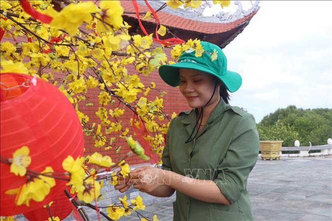 Khu du lịch Mũi Cà Mau trang hoàn đón khách Du lịch dịp Tết Nguyên đán. Ảnh: Tuấn Phi - TTXVN