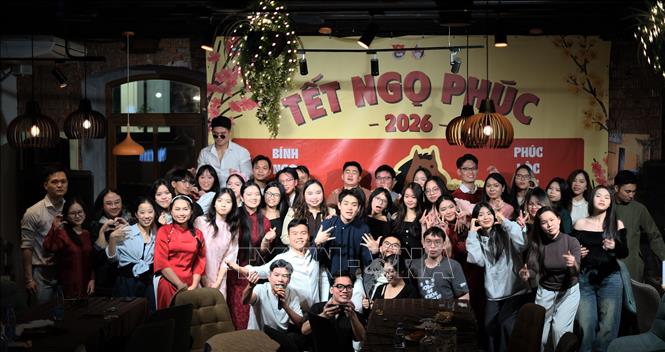 Sự kiện thu hút đông đảo đoàn viên, thanh niên Việt Nam đang học tập và sinh sống tại Moskva tham dự. Ảnh: Trần Hải - PV TTXVN tại Nga