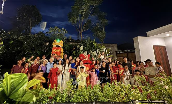Cộng đồng người Việt ở Bali quây quần đón Tết. Ảnh: Đỗ Quyên – PV TTXVN tại Indonesia