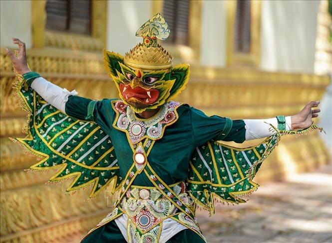 Thần điểu trong truyền thuyết. Ảnh: Khánh Hoà - TTXVN