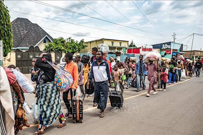 Người tị nạn CHDC Congo tại Bugarama, Rwanda. Ảnh: THX/TTXVN