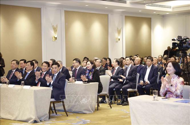 Delegates at the meeting. VNA Photo: Thống Nhất 