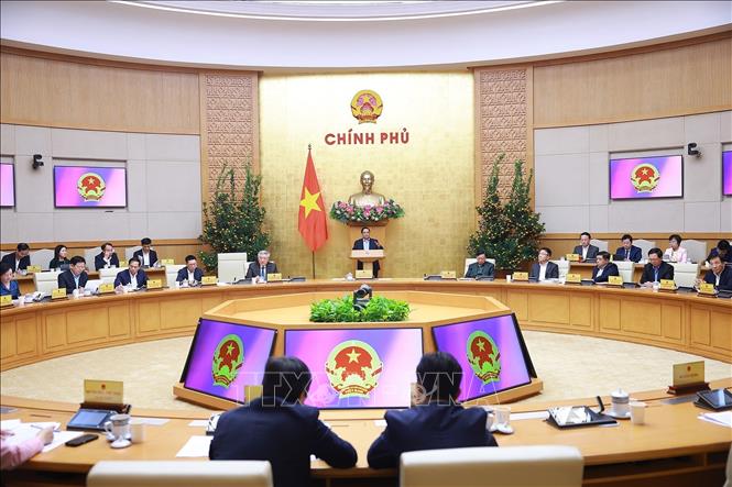 Thường trực Chính phủ họp đánh giá tình hình Tết Nguyên đán Bính Ngọ. Ảnh: Dương Giang-TTXVN 
