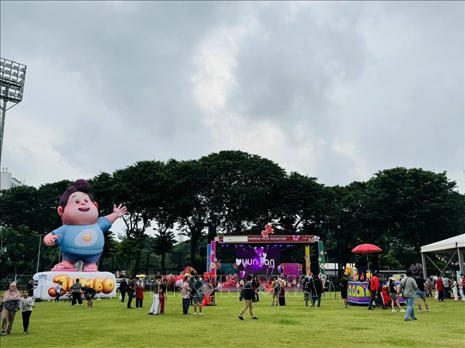 Lễ hội Tết Nguyên đán Nusantara 2026. Ảnh: Đỗ Quyên – PV TTXVN tại Indonesia