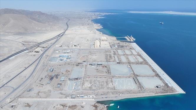 Dự án cảng đa năng Safaga 2. Ảnh: TTXVN phát