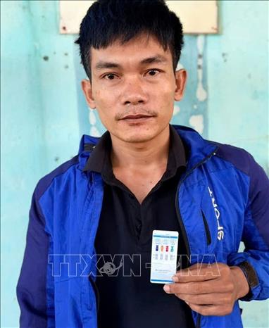 Tài xế Nguyễn Quốc Đạo gây tai nạn làm 3 người đi trên 2 xe máy tử vong. Ảnh TTXVN phát