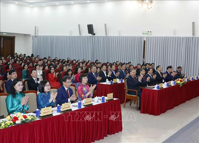 Các đại biểu tham dự sự kiện. Ảnh: Thống Nhất - TTXVN