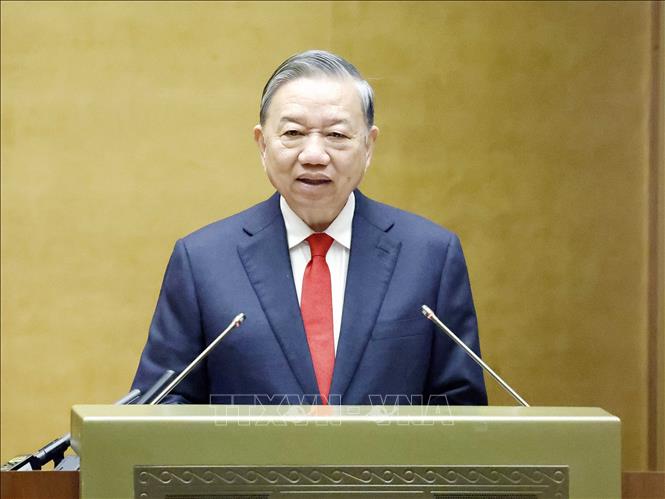 Tổng Bí thư Tô Lâm phát biểu chỉ đạo. Ảnh: Thống Nhất – TTXVN