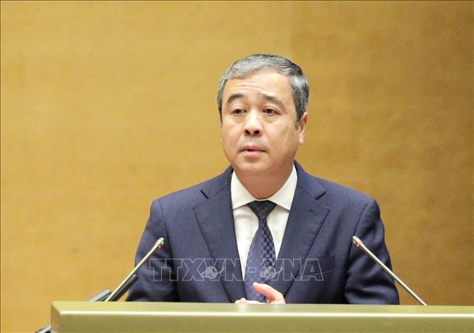 Đồng chí Ngô Đông Hải, Uỷ viên Trung ương Đảng, Phó Trưởng Ban Tuyên giáo và Dân vận Trung ương phát biểu khai mạc hội nghị. Ảnh: Phương Hoa - TTXVN