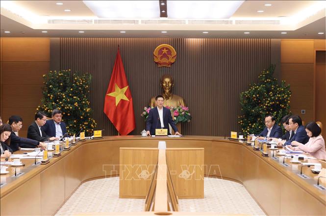 Phó Thủ tướng Hồ Đức Phớc phát biểu chỉ đạo. Ảnh: An Đăng - TTXVN