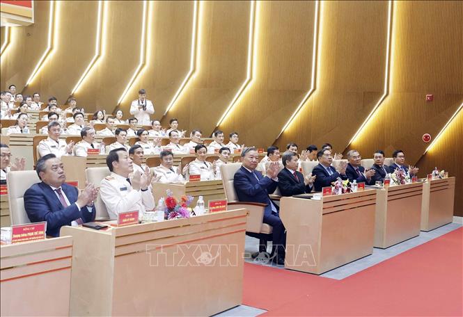 Tổng Bí thư Tô Lâm và các đại biểu. Ảnh: Thống Nhất – TTXVN