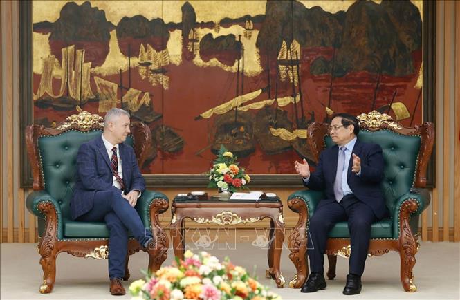 A view of the reception. VNA Photo: Dương Giang