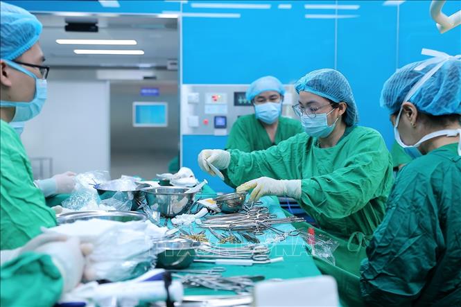 Khởi đầu năm 2026, Bệnh viện Phổi Trung ương đã thực hiện thành công ca ghép phổi ngay trong đêm mùng 6, rạng sáng mùng 7 Tết Bính Ngọ. Ảnh: Minh Quyết - TTXVN