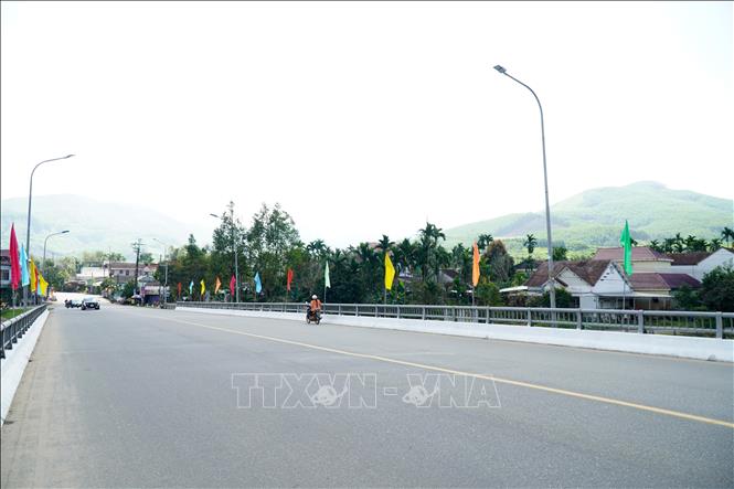 Xã Ba Tơ đang trên đà phát triển, giàu mạnh. Ảnh: Lê Phước Ngọc-TTXVN