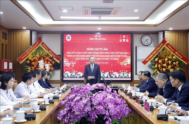 Tổng Bí thư Tô Lâm phát biểu. Ảnh: Thống Nhất – TTXVN