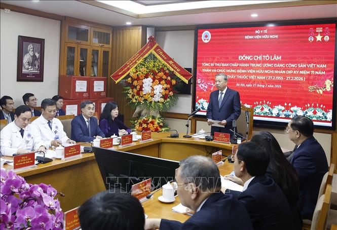 Tổng Bí thư Tô Lâm phát biểu. Ảnh: Thống Nhất – TTXVN