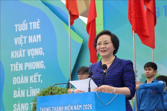 Phó Thủ tướng Chính phủ Phạm Thị Thanh Trà phát biểu. Ảnh: Hoàng Ngà - TTXVN