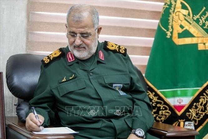 Tư lệnh Lực lượng Vệ binh Cách mạng Hồi giáo Iran (IRGC), Tướng Mohammad Pakpour. Ảnh: IRNA/TTXVN