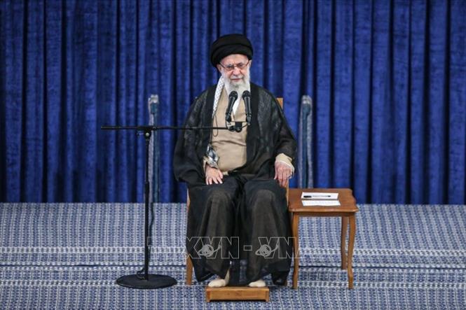 Lãnh tụ tối cao Iran Ali Khamenei. Ảnh: IRNA/TTXVN