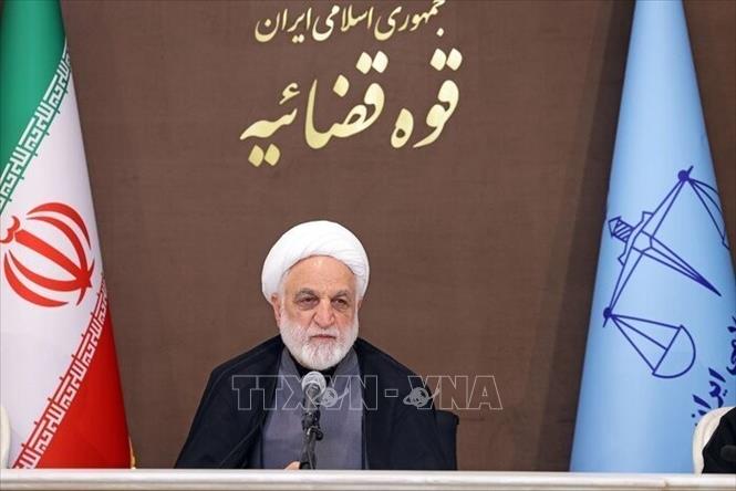 Chánh án Tòa án Tối cao Iran Gholamhossein Mohseni Ejei. Ảnh: IRNA/TTXVN