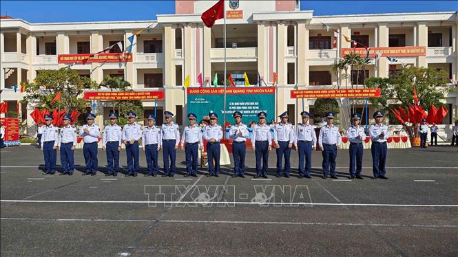 Lễ ra quân huấn luyện năm 2026 tại Bộ Tư lệnh Vùng Cảnh sát biển 2. Ảnh: Đoàn Hữu Trung - TTXVN